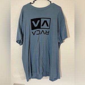 Washed Blue RVCA T-Shirt